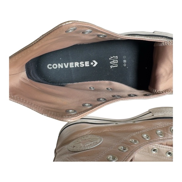Women's Chuck Taylor All Star Lift Metallic Leather High Top SZ 8 562773C - Picture 5 of 12